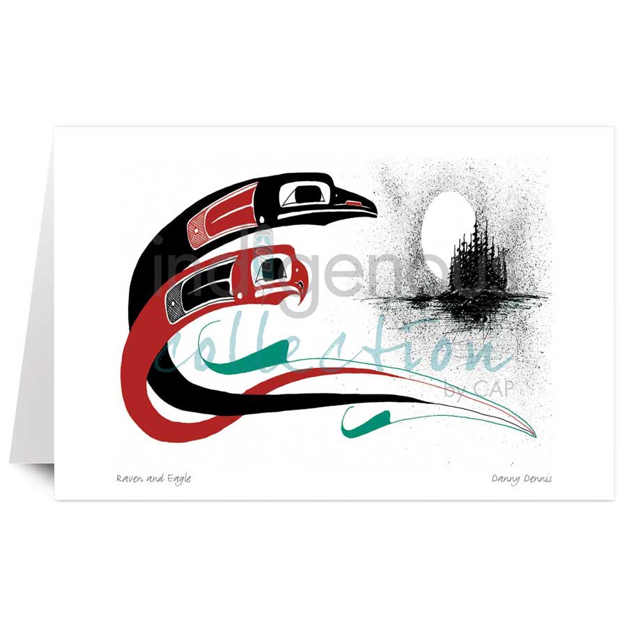 Raven and Eagle by artist Danny Dennis