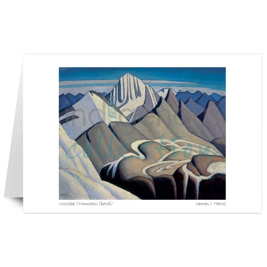 Untitled (Mountain Sketch) by artist Lawren S. Harris