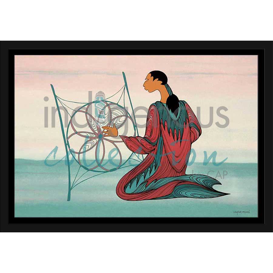 Dream Catcher by artist Maxine Noel - Santee Oglala Sioux. Indigenous Collection