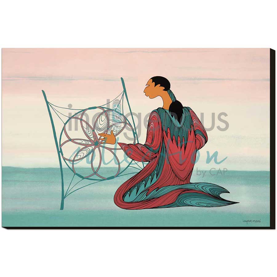 Dream Catcher by artist Maxine Noel - Santee Oglala Sioux. Indigenous Collection