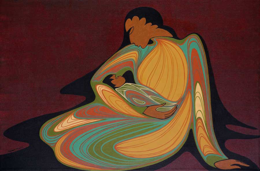 Mother & Child by artist Maxine Noel