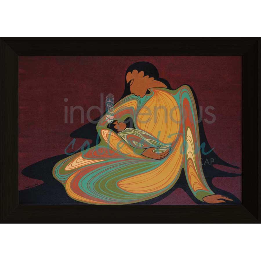 Mother & Child by artist Maxine Noel - Santee Oglala Sioux. Indigenous Collection