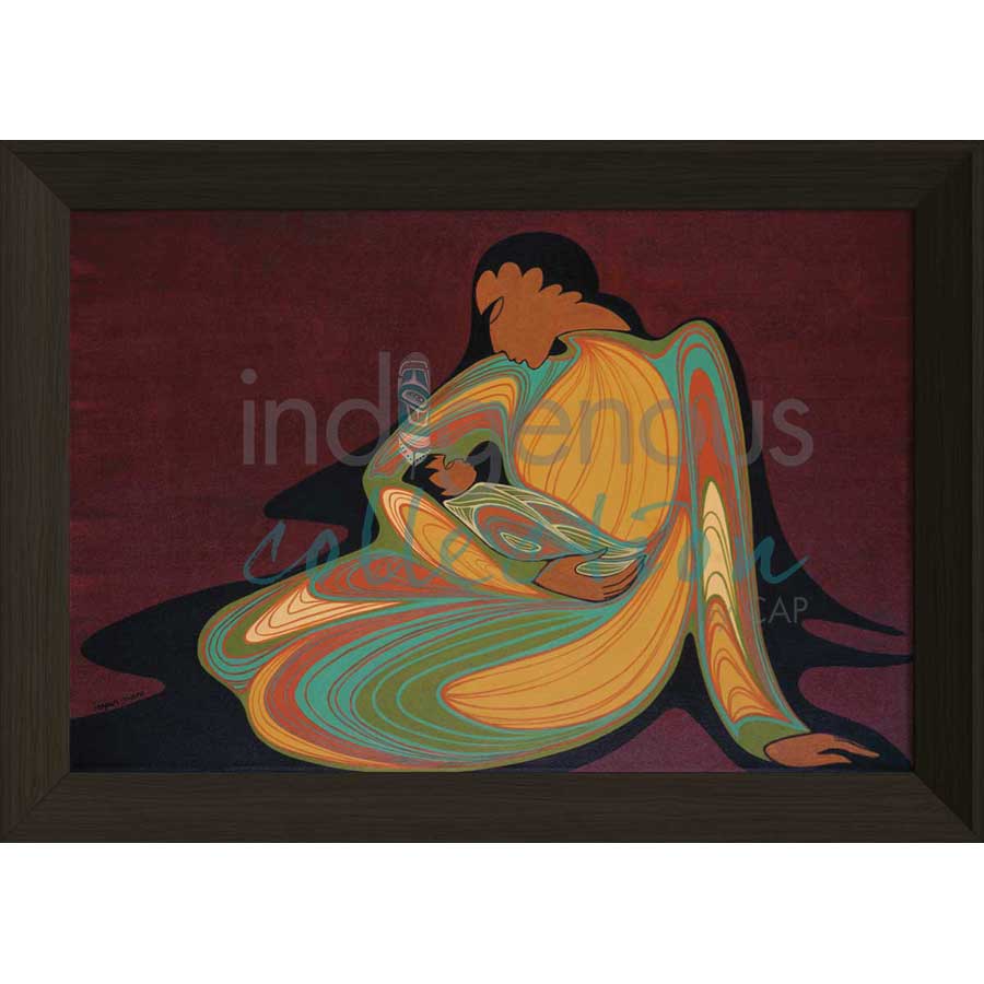 Mother & Child by artist Maxine Noel - Santee Oglala Sioux. Indigenous Collection