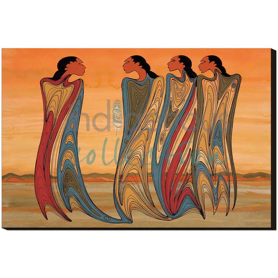 Spirits of the Earth by artist Maxine Noel - Santee Oglala Sioux. Indigenous Collection