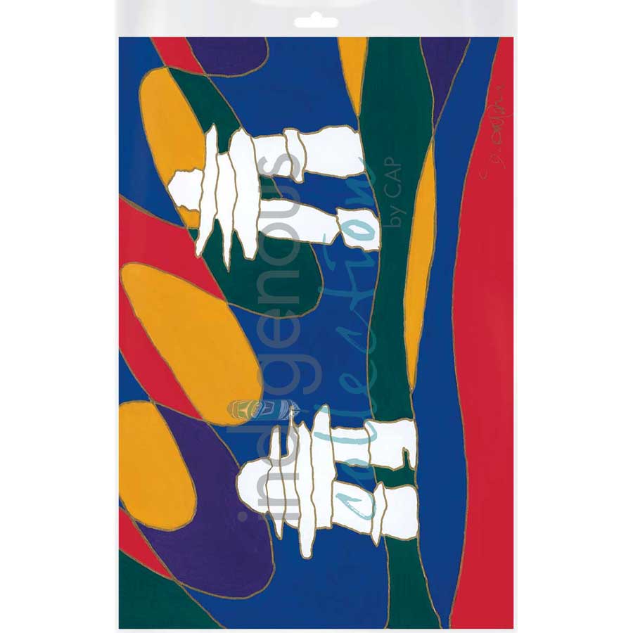 Inukshuk I by artist Dawn Oman - Denesuline (Chipewyan). Indigenous Collection