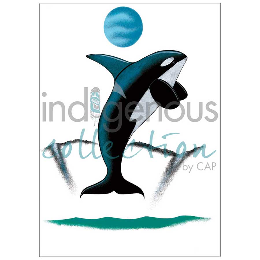 Moonlight Orca Canvas Prints