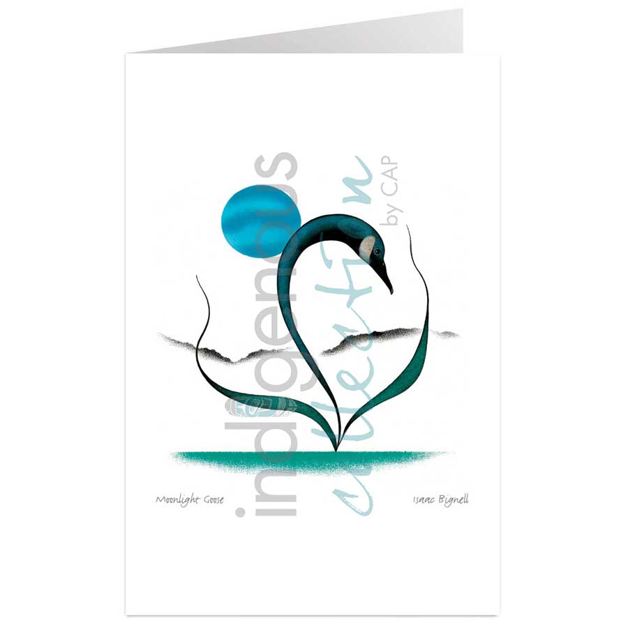 Moonlight Goose by artist Isaac Bignell