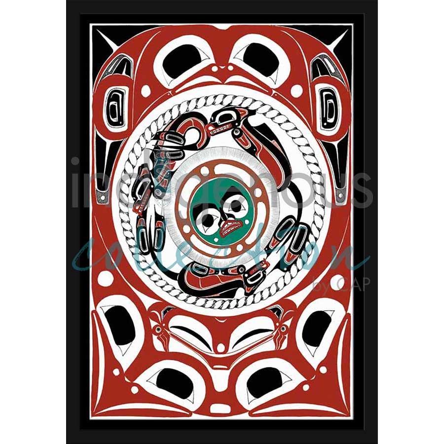 Nature by artist Danny Dennis - Tsimshian . Indigenous Collection