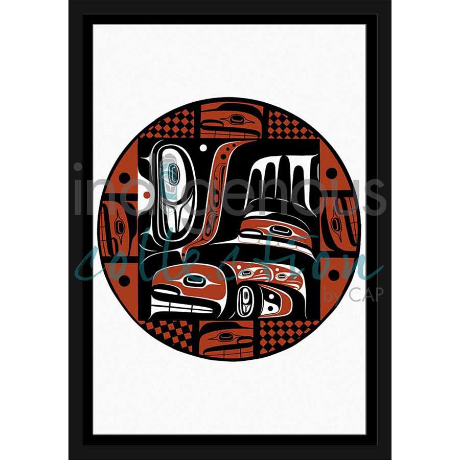 The Journey Home by artist Steve Smith - Kwakwaka'wakw. Indigenous Collection