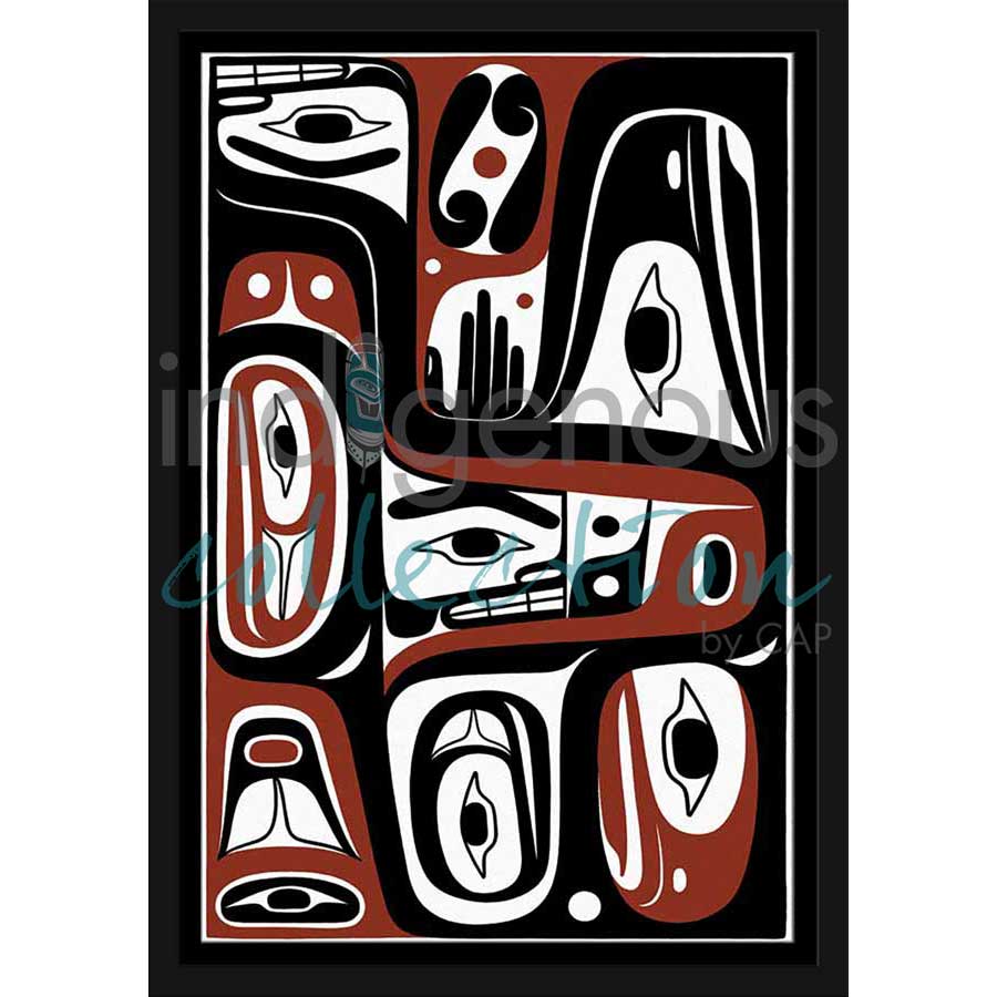 Friendship by artist Steve Smith - Kwakwaka'wakw. Indigenous Collection