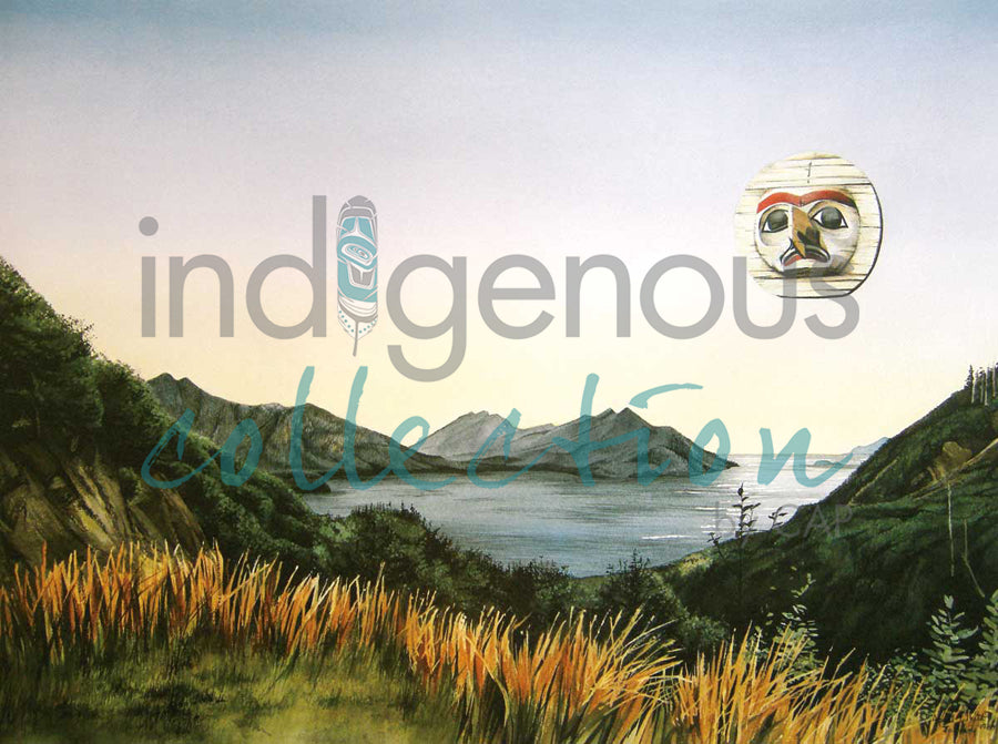 Moon Over Rennell Sound by artist April White