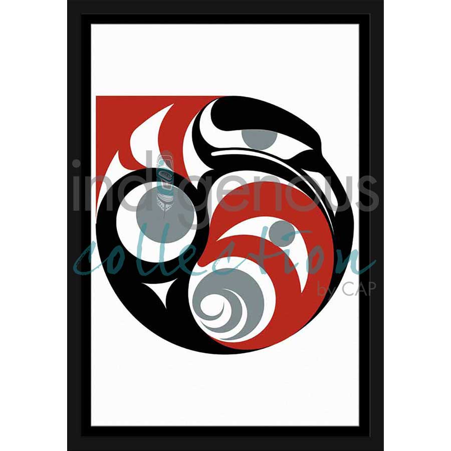 Raven for Hazel by artist Andrew Mark Dexel - Interior Salish. Indigenous Collection
