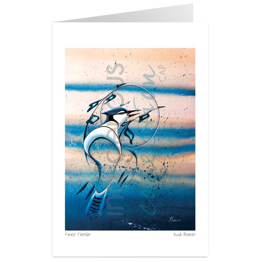 Forest Tattler by artist Rick Beaver