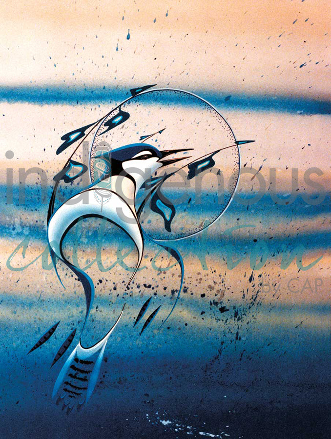 Forest Tattler by artist Rick Beaver