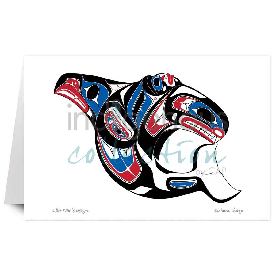 Killer Whale Design by artist Richard Shorty