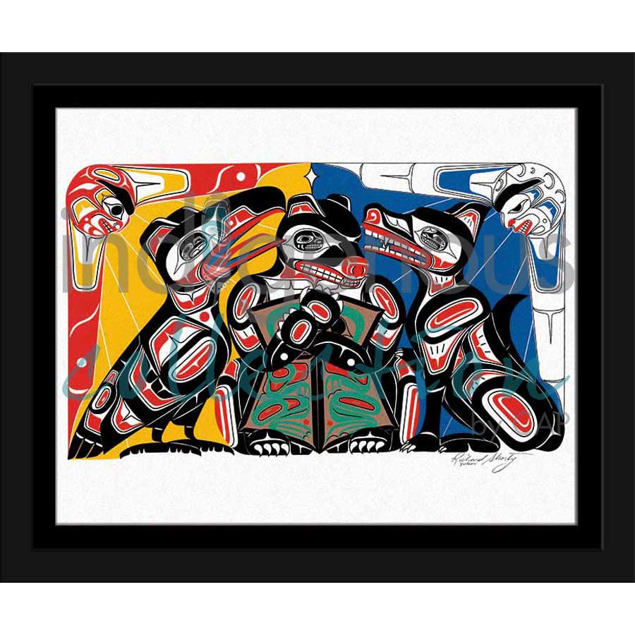 Clan by artist Richard Shorty - Northern Tutchone. Indigenous Collection