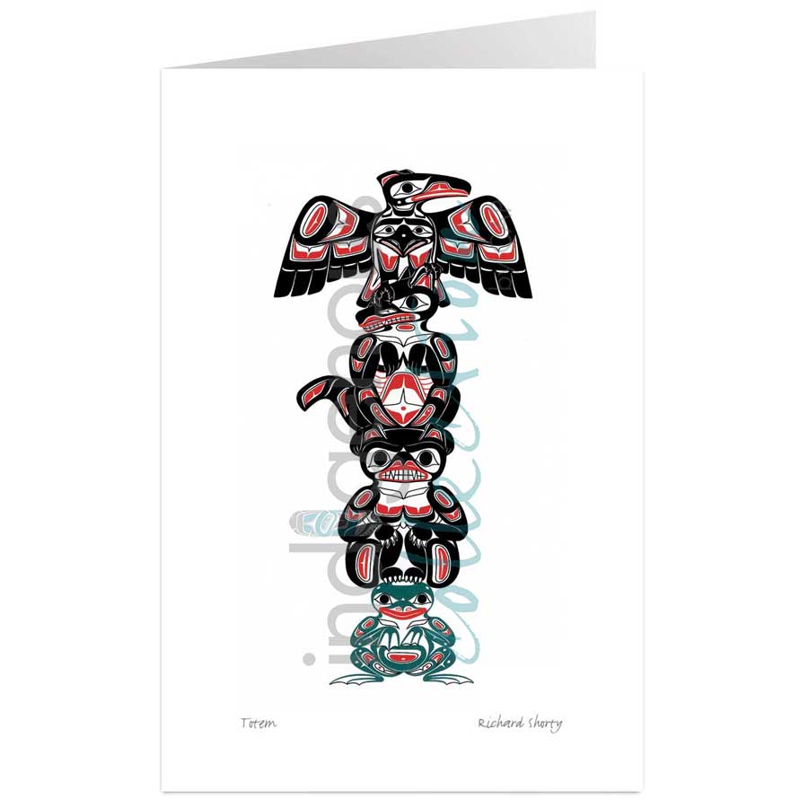 Totem by artist Richard Shorty