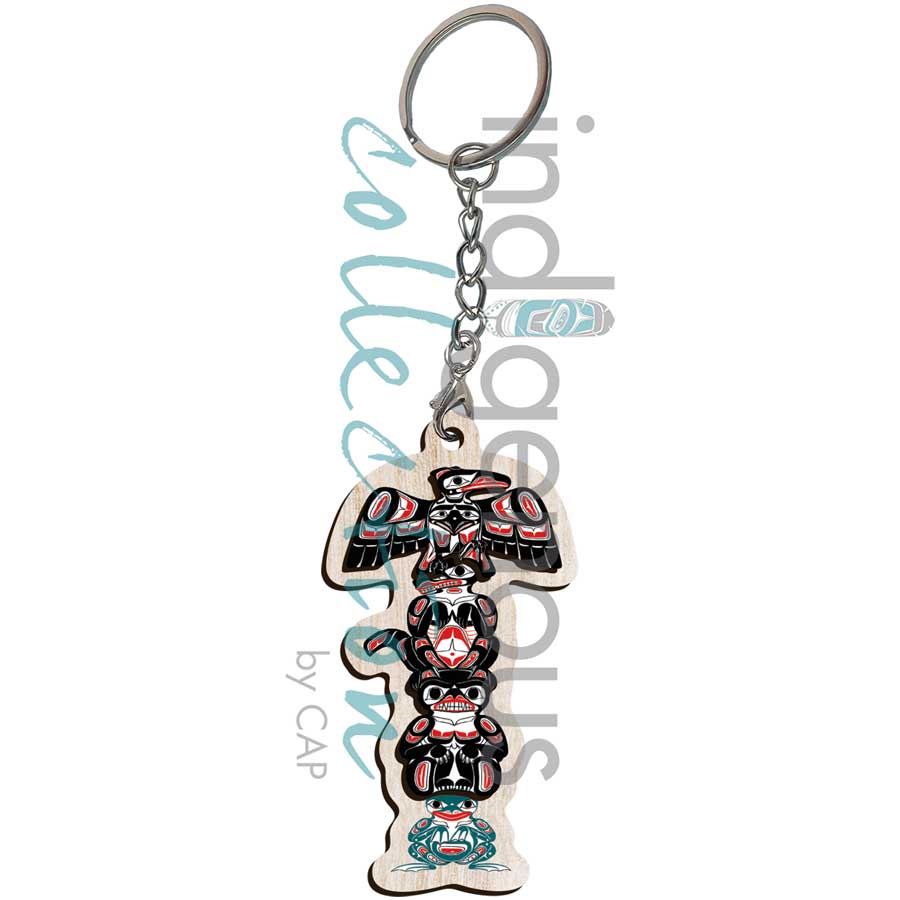 Totem 3D Keychain by artist Richard Shorty. Indigenous Collection.