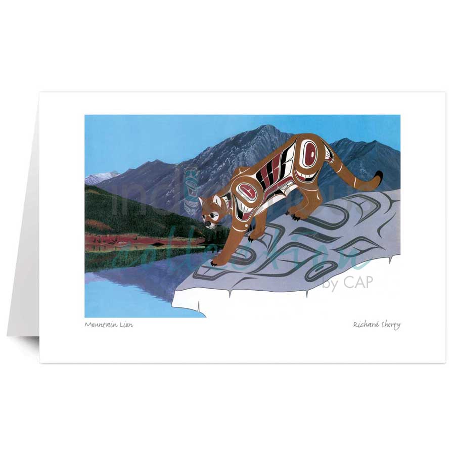 Mountain Lion by artist Richard Shorty