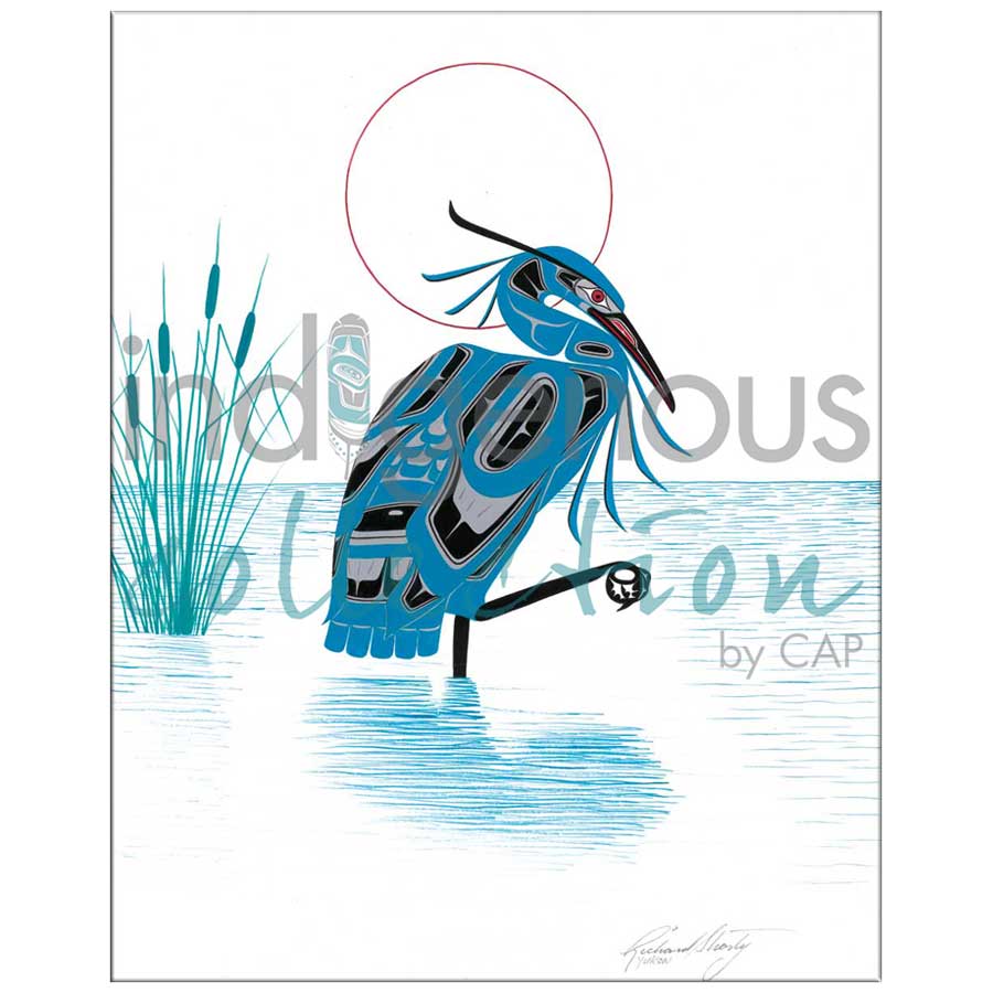 Blue Heron Canvas Prints