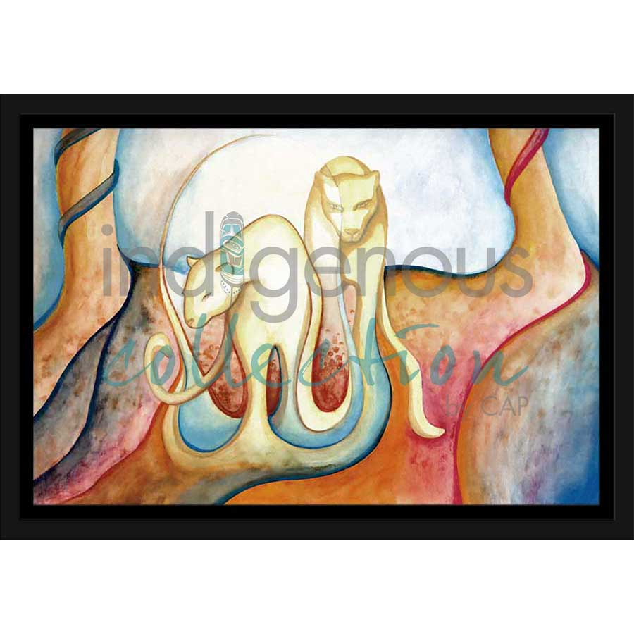 In Her World … by artist Nathalie Coutou - Mi’kmaq Métis. Indigenous Collection