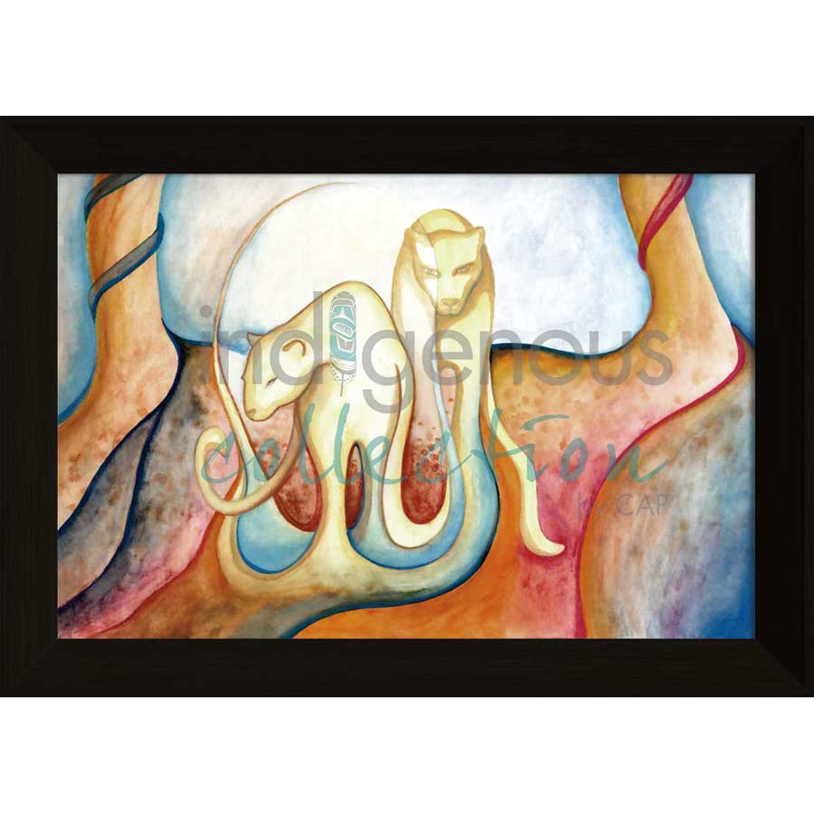 In Her World … by artist Nathalie Coutou - Mi’kmaq Métis. Indigenous Collection