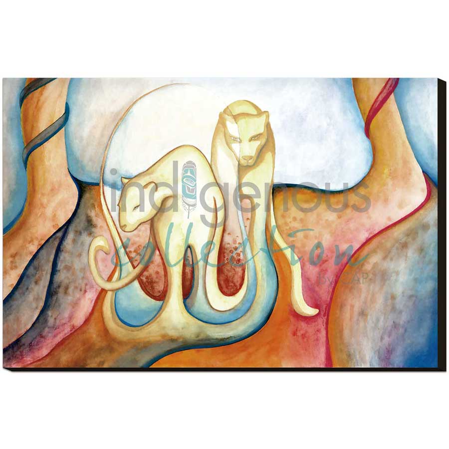 In Her World … by artist Nathalie Coutou - Mi’kmaq Métis. Indigenous Collection