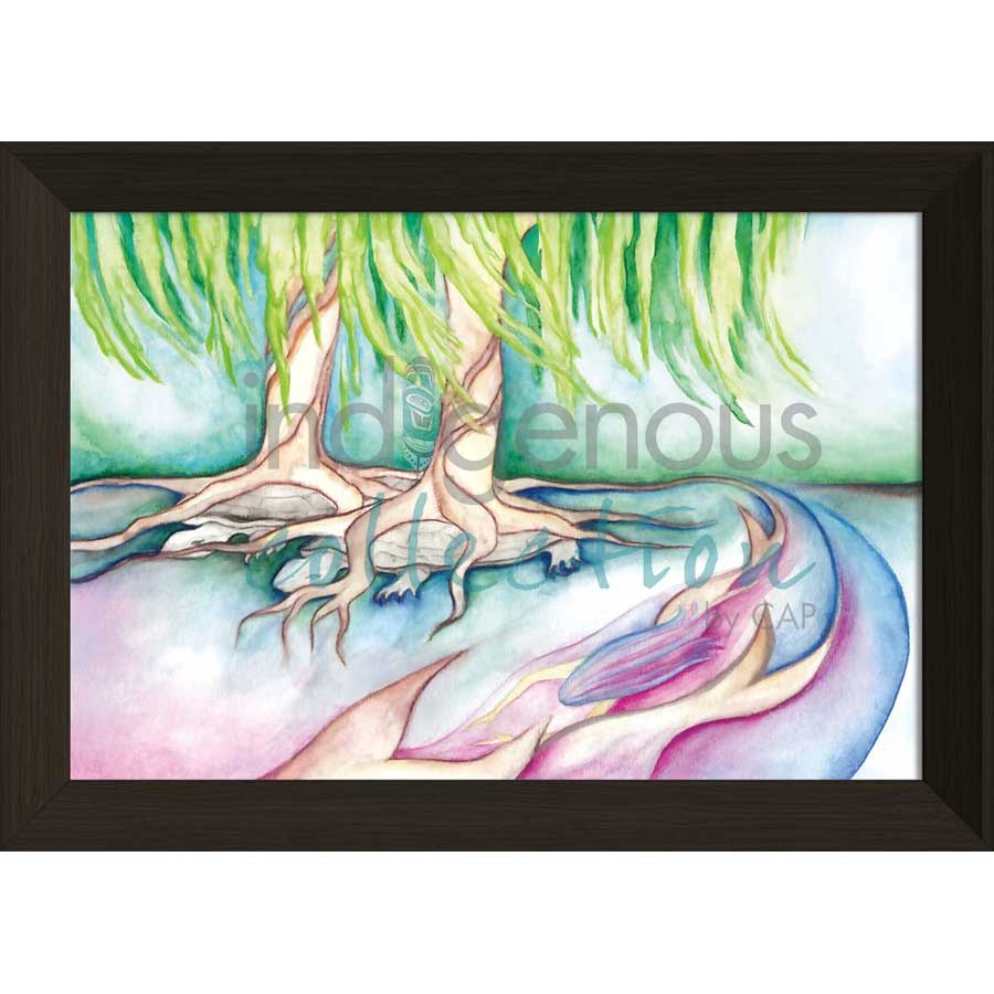 Roots of Another World by artist Nathalie Coutou - Mi’kmaq Métis. Indigenous Collection