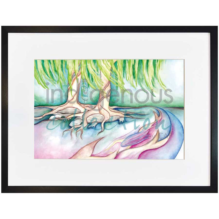 Roots of Another World by artist Nathalie Coutou - Mi’kmaq Métis. Indigenous Collection