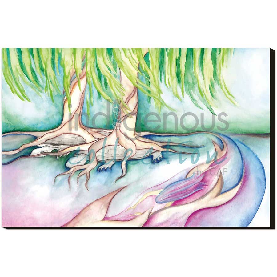 Roots of Another World by artist Nathalie Coutou - Mi’kmaq Métis. Indigenous Collection