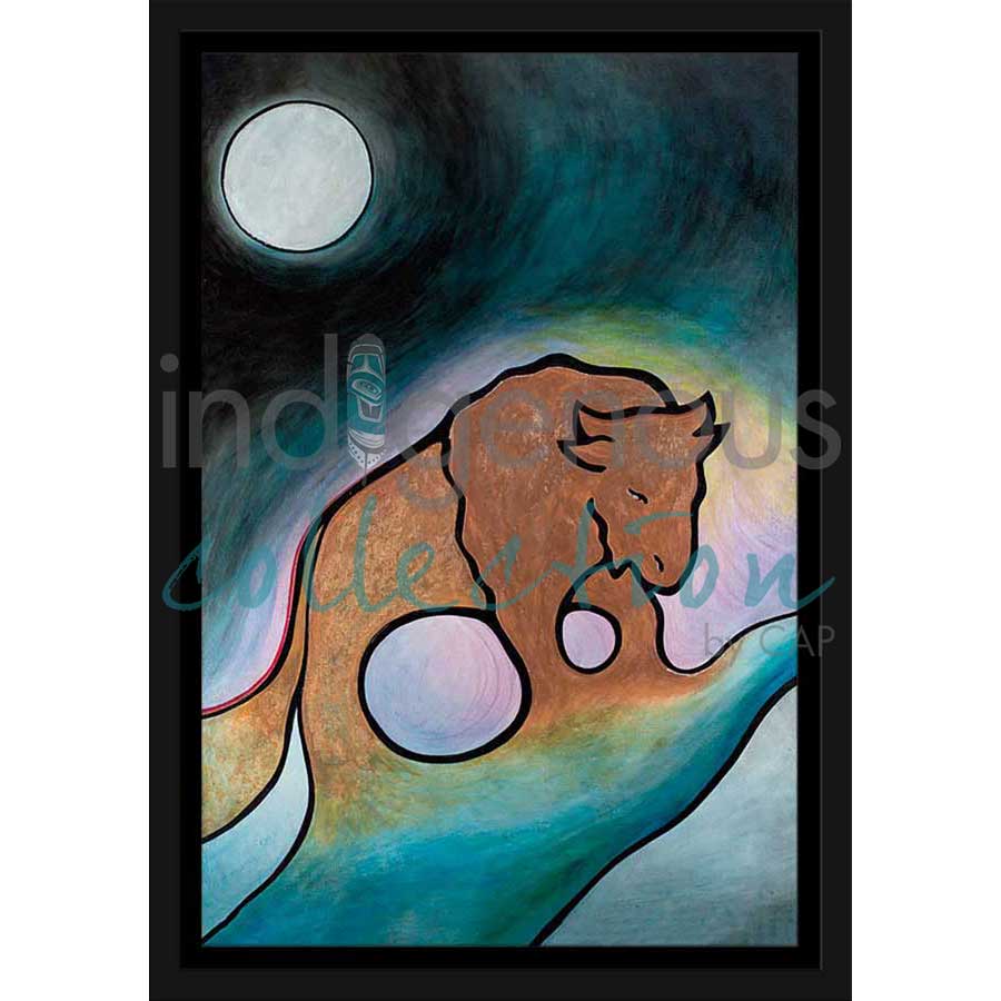 Tranquility by artist Nathalie Coutou - Mi’kmaq Métis. Indigenous Collection