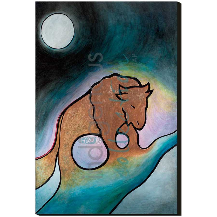 Tranquility by artist Nathalie Coutou - Mi’kmaq Métis. Indigenous Collection