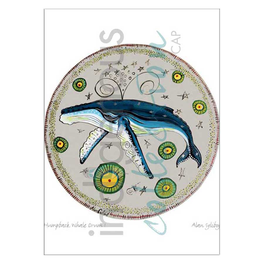 Humpback Whale Drum I Canvas Prints