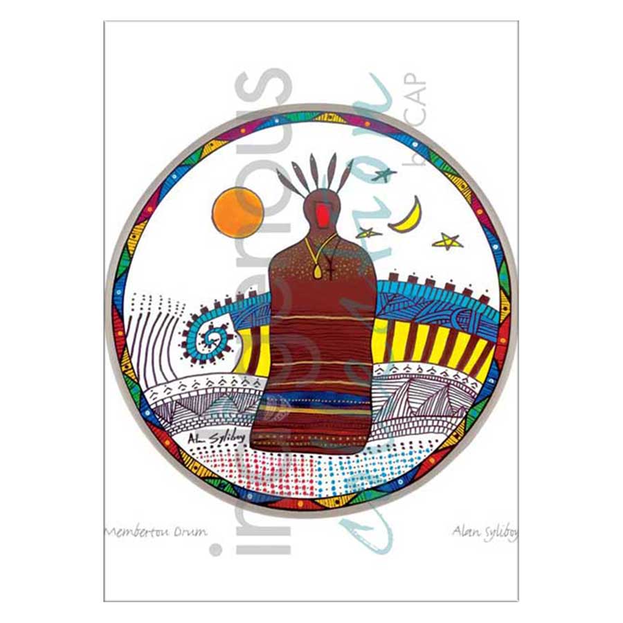 Membertou Drum Canvas Prints