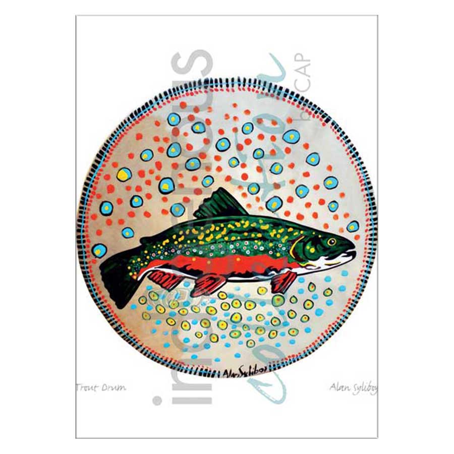 Trout Drum Canvas Prints