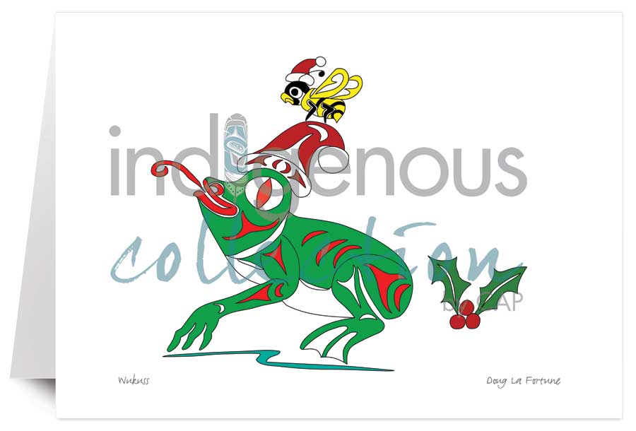Wukus 5 x 7 Art Card by artist Doug La Fortune. Indigenous Collection
