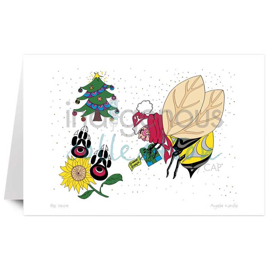 Bee Santa by artist Angela Kimble