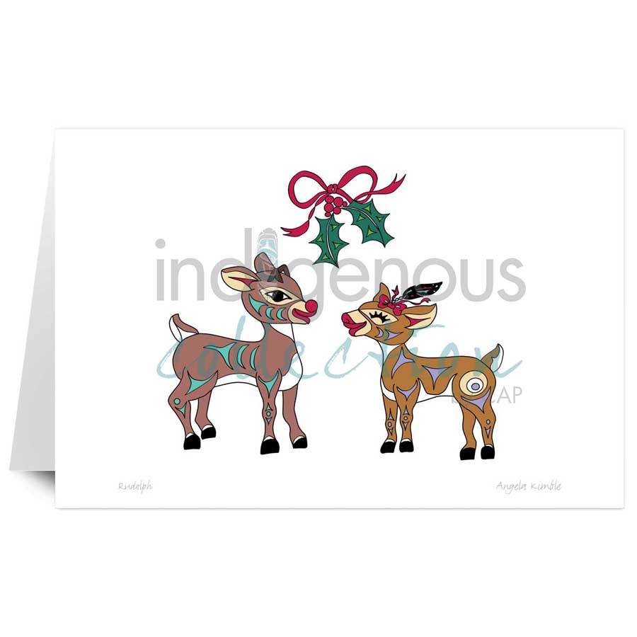 Rudolph by artist Angela Kimble