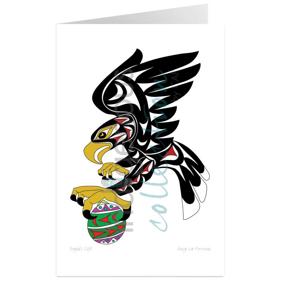 Eagle's Gift by artist Doug La Fortune