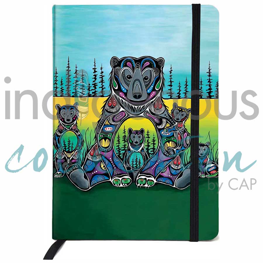 Bear Medicine Journal by artist Jessica Somers. Indigenous Collection.