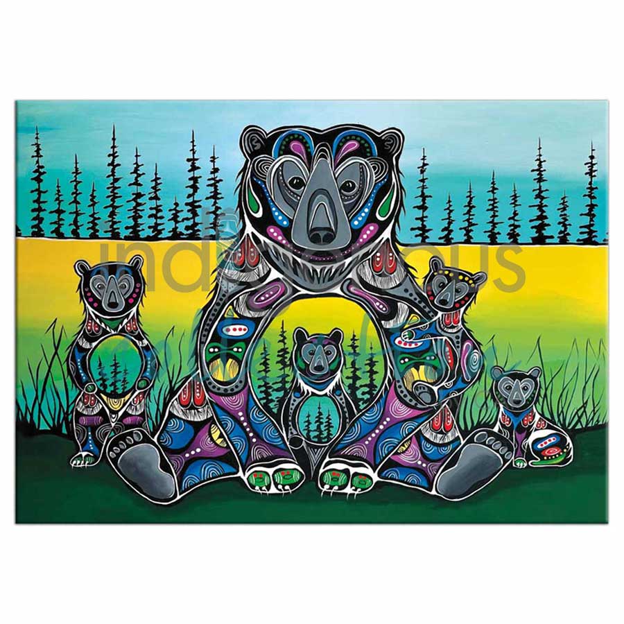 Bear Medicine Magnets by artist Jessica Somers