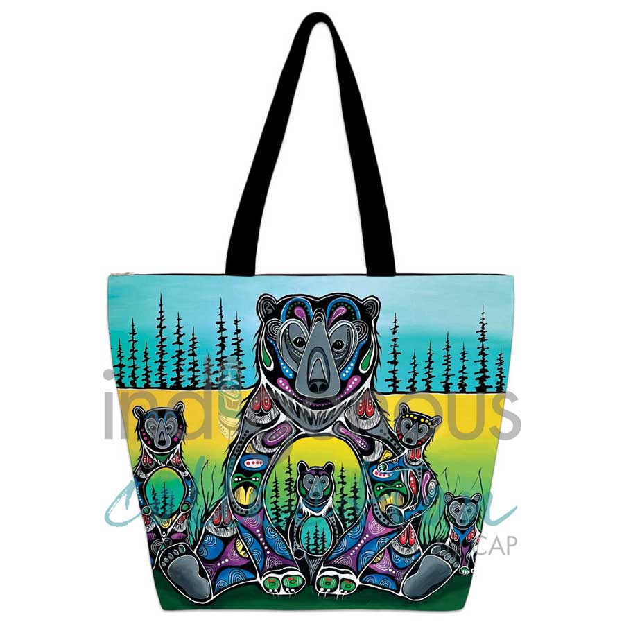 Bear Medicine Tote Bag by artist Jessica Somers