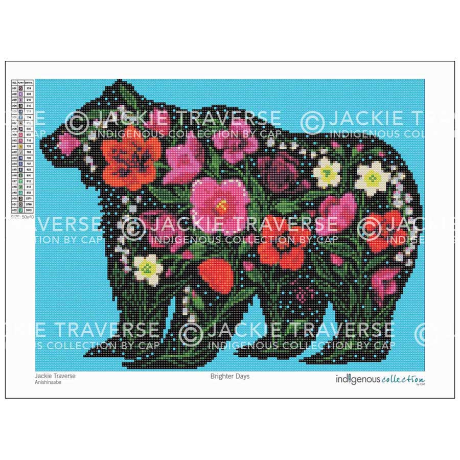 Brighter Days Diamond Art Kit by artist Jackie Traverse