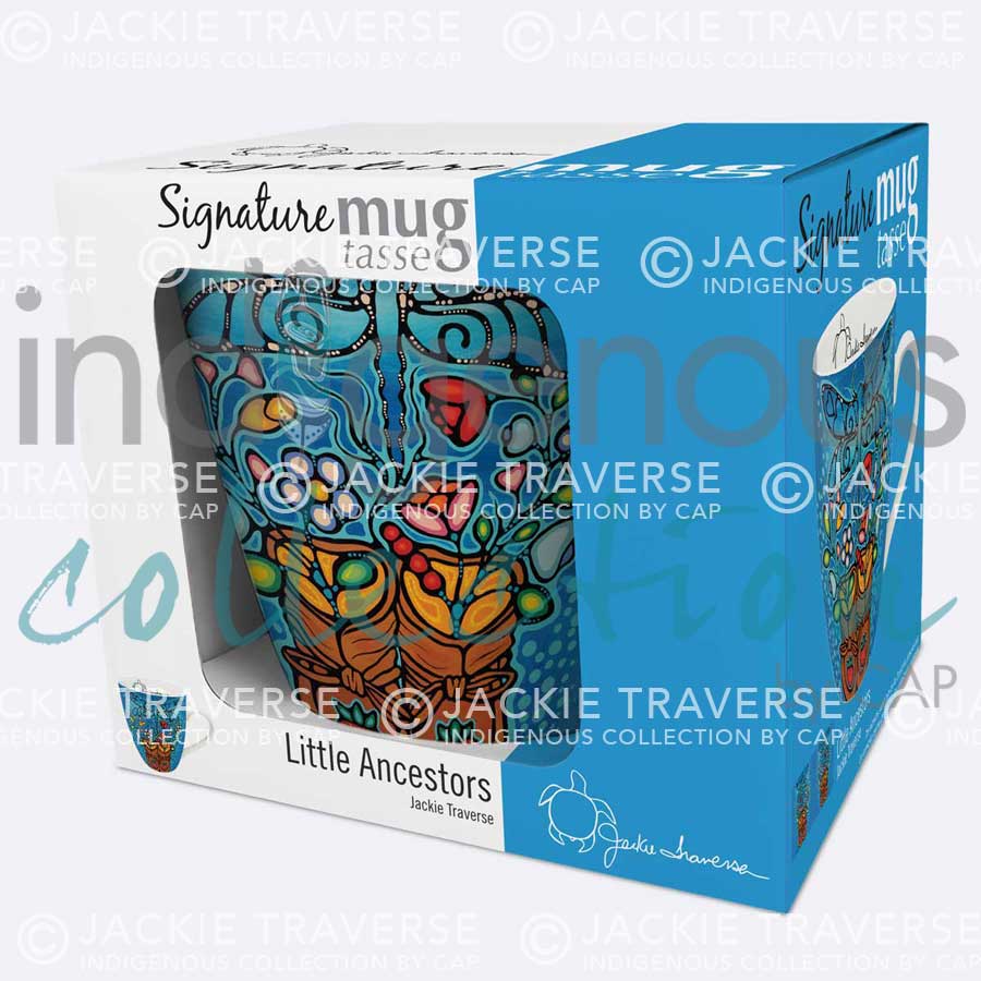 Little Ancestors 18 oz. Signature Mug by artist Jackie Traverse