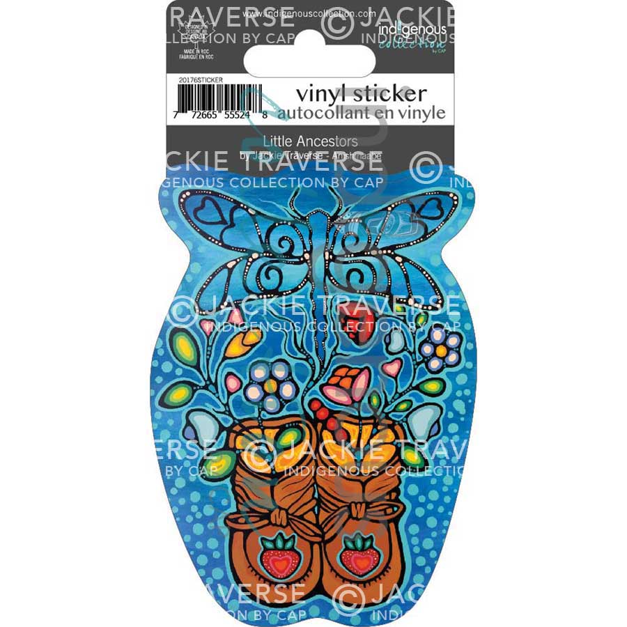 Little Ancestors Vinyl Die-Cut Sticker by artist Jackie Traverse