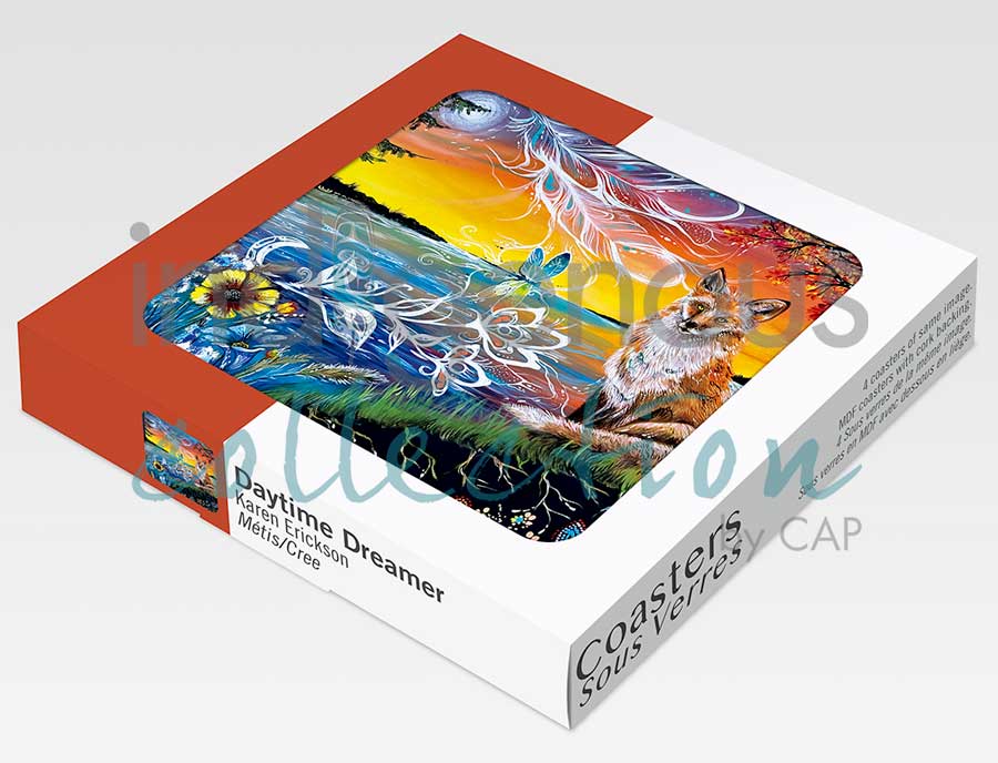 Daytime Dreamer Coaster by artist Karen Erickson