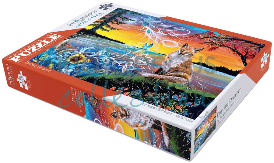 Daytime Dreamer Puzzle - 1000 Pcs by artist Karen Erickson. Indigenous Collection.