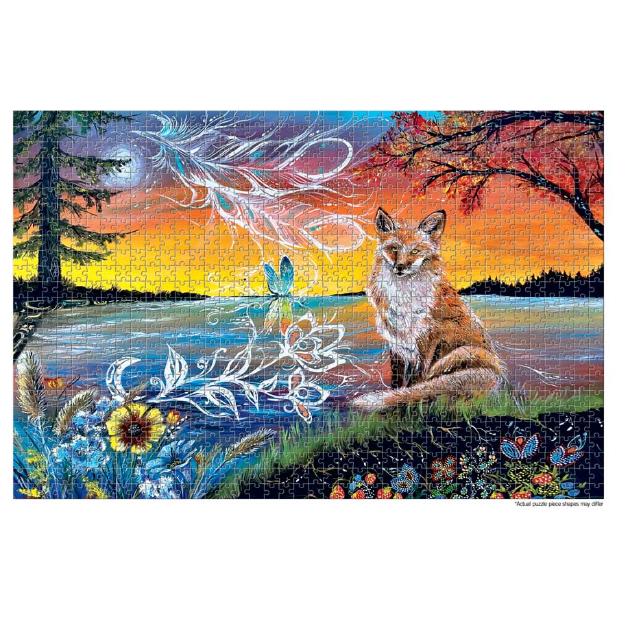 Daytime Dreamer Puzzle - 1000 Pcs by artist Karen Erickson. Indigenous Collection.
