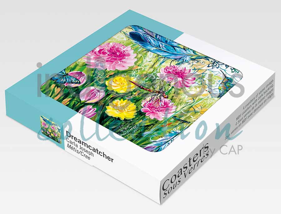 Dreamcatcher Coaster by artist Carla Joseph