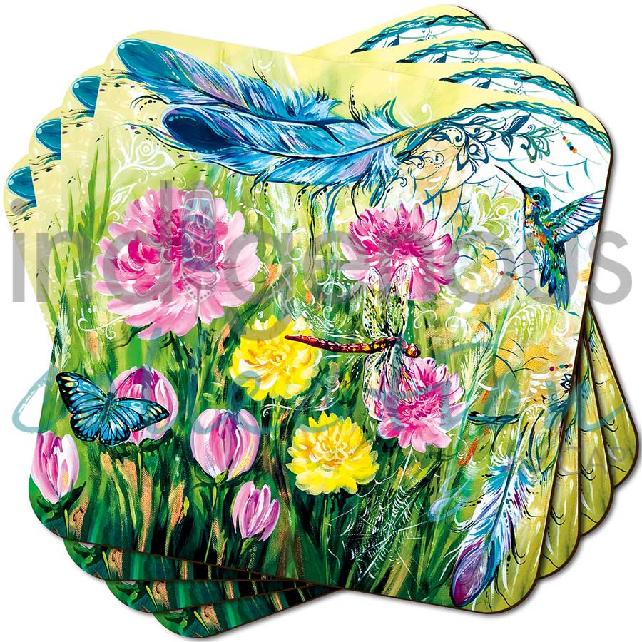 Dreamcatcher Coaster by artist Carla Joseph